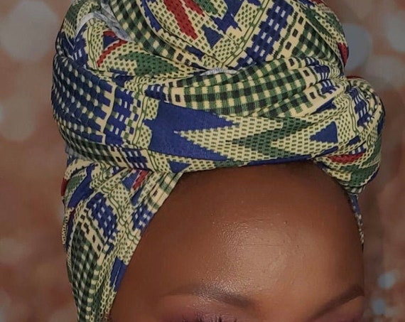 Head wrap stretchy