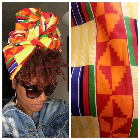 The “Banana pudding” hair wrap