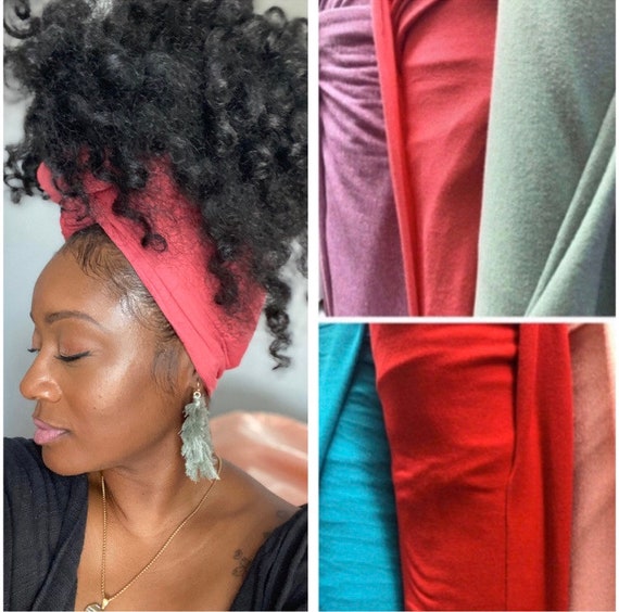 Stretchy Jersey wrap (Salmon)