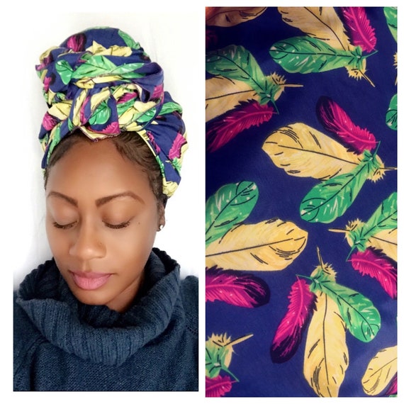 Head Wrap "Feathers"
