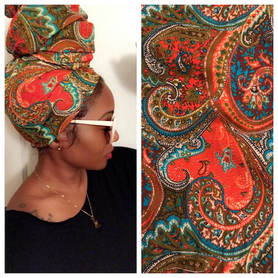 Head wrap "Sunset Fiesta"