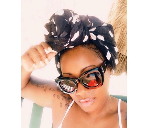 The "Polka Dot" Black hair wrap