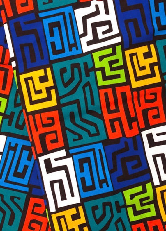 The "Colorful Maze" wrap