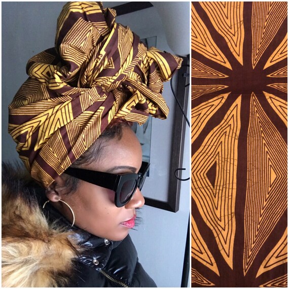 The “Cinnamon” hair wrap