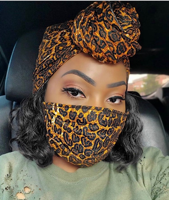 Wrap & filtered Mask set “Animal”