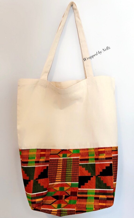 The “Tote bag" Beige with pattern