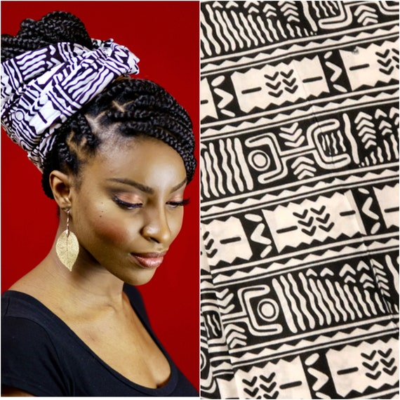 Head Wrap The "Cookies n Cream" hair wrap