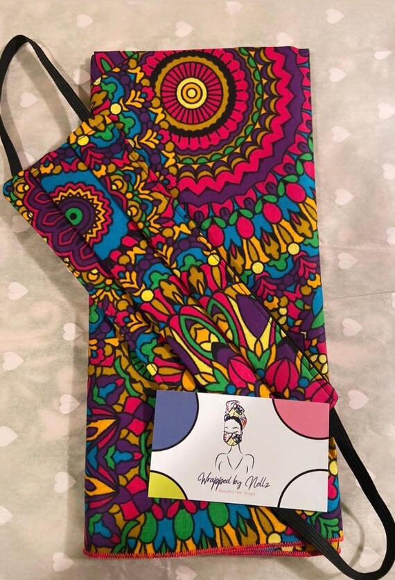 Wrap & Filtered Mask set (kaleidoscope)