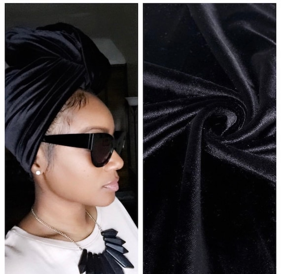 Velvet black wrap