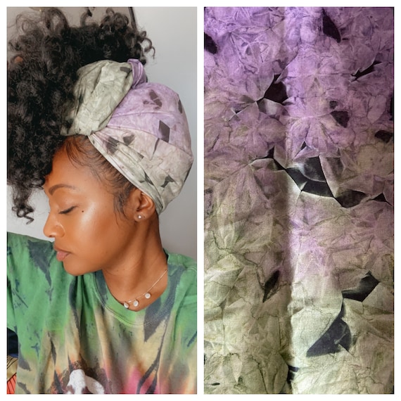 Head wrap "Purple Mint"