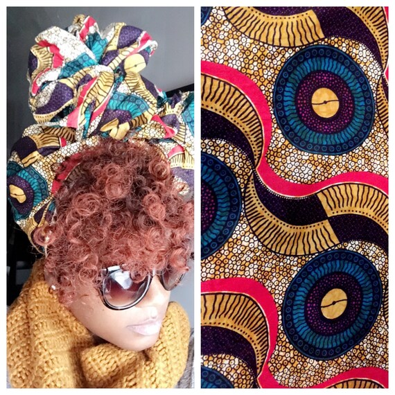 The "Honey Mustard" hair wrap