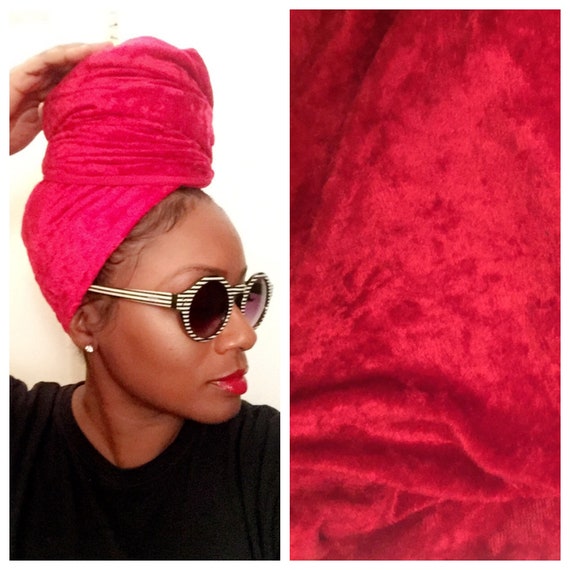 The "Velvet" Red wrap