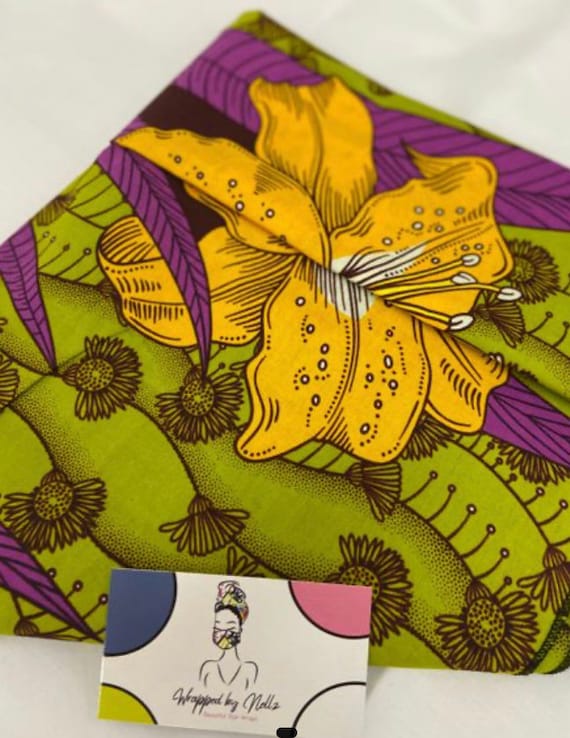 Yellow Bloom wrap