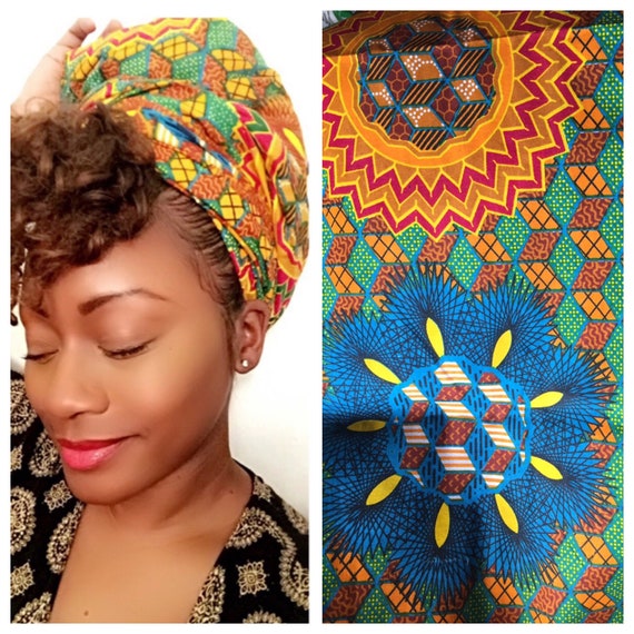 The "Cantaloupe" hair wrap
