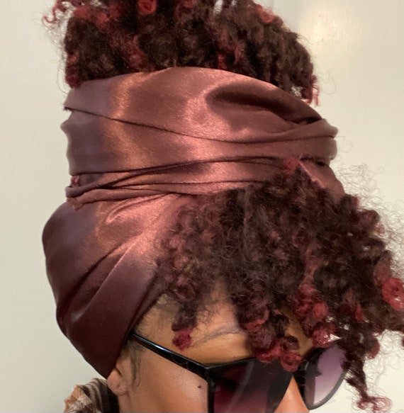 The "Satin" Crepe wrap
