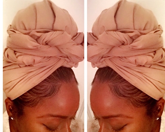 The "Nude Solid" Hair wrap