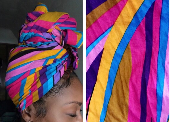 Head Wrap The “Bubble Gum” hair wrap