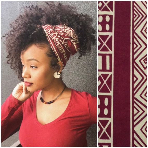 Head wrap "Red Velvet"