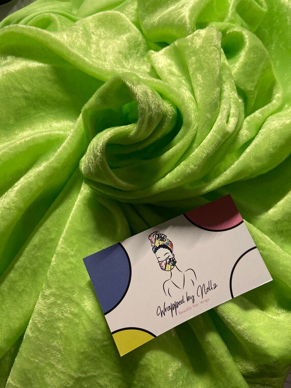The “Crushed Velvet” neon wrap