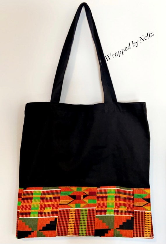 The “Tote bag” black with pattern