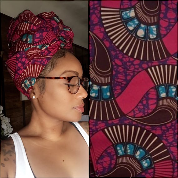 The "Pink Flamingo" hair wrap