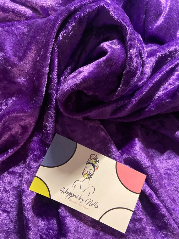 The “Crushed Velvet” purple wrap
