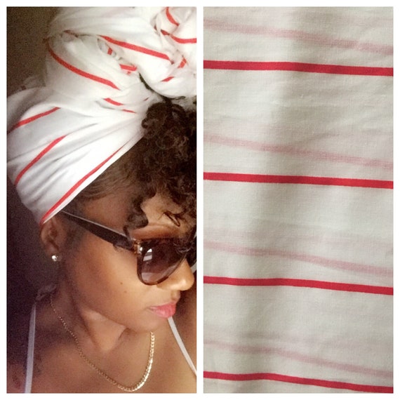 The "Candy Cane" hair wrap