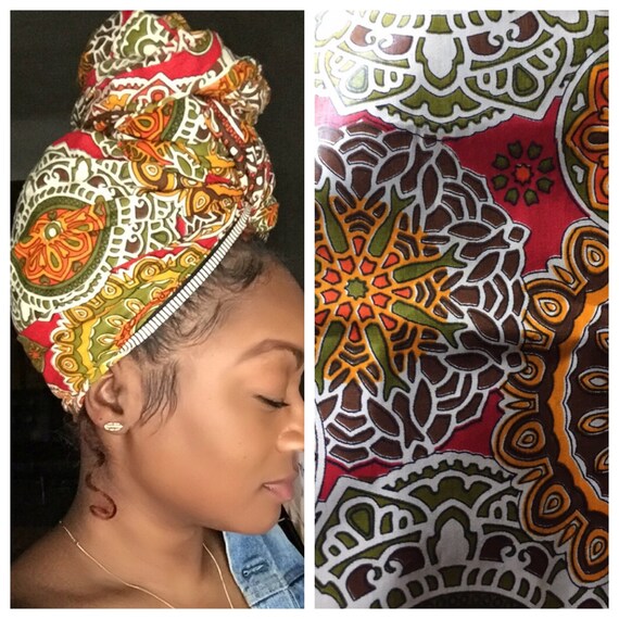 The "Peanut Butter Punch" hair wrap