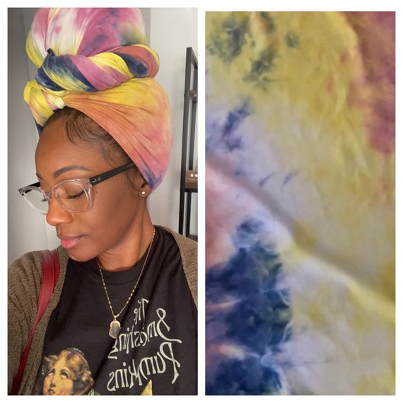 The "Colorful" Stretchy tie-dye wrap