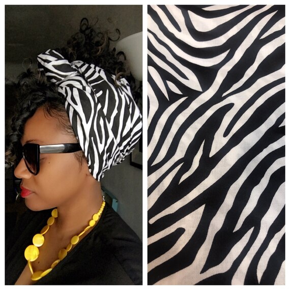 Head wrap “Zebra”