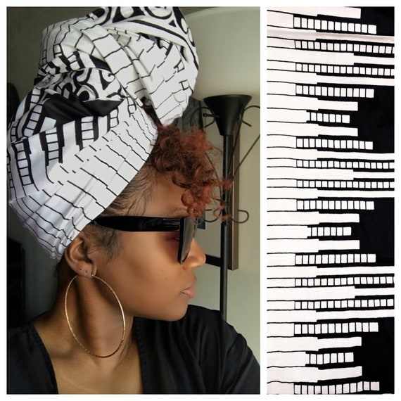 Head wrap “Piano”
