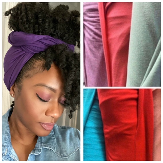 The “Stretchy” wrap (purple)