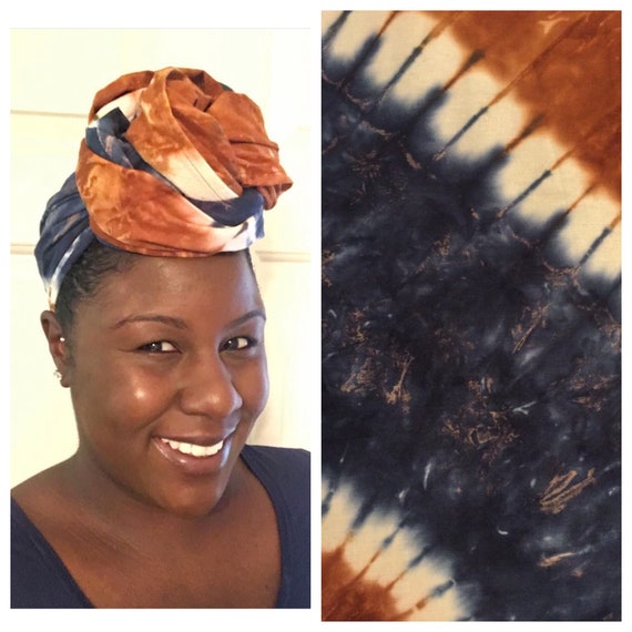 The "Tie-dye" hair wrap