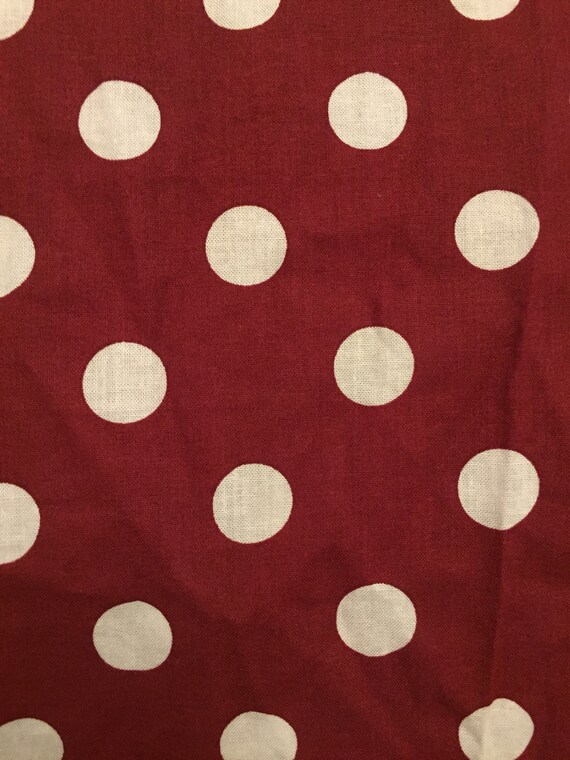 The "Polka Dot" Maroon hair wrap