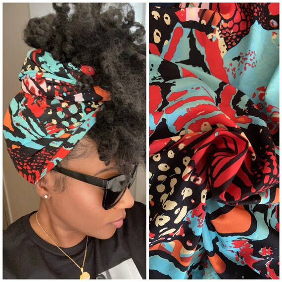 Coral Reef chiffon wrap