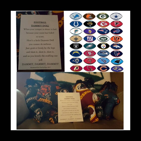 nfl dammit doll