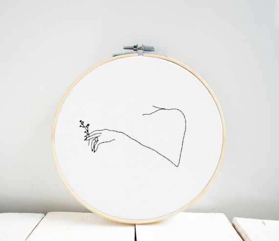 Bordado aro arte bordado flor minimalista tumblr habitación - Etsy España Bordado aro arte bordado flor minimalista tumblr habitación - Etsy España