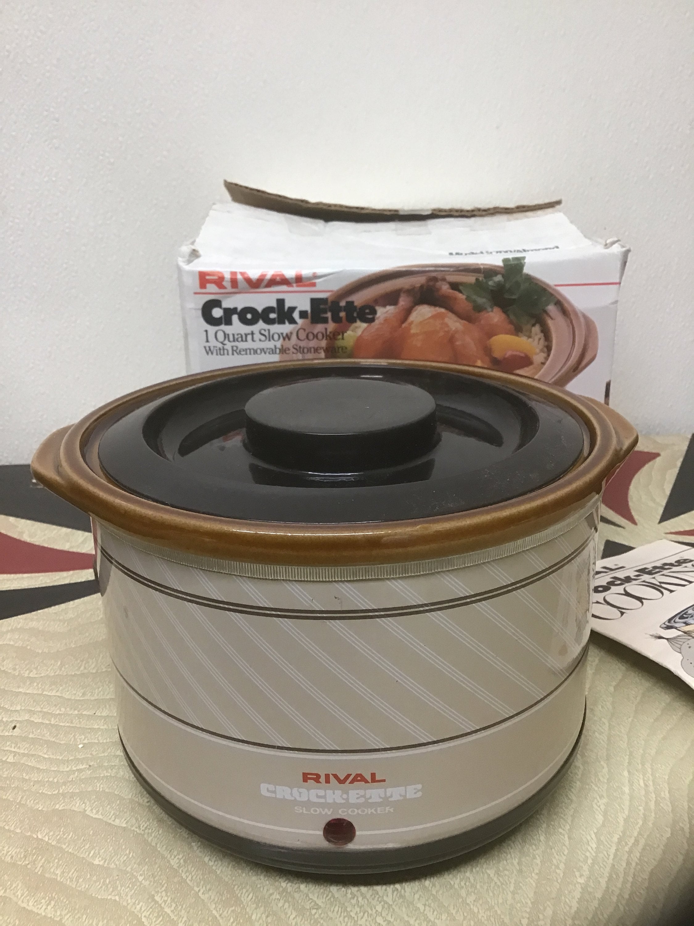 Rival Crock Pot With Removable Crock, Black, 1.5-Qt