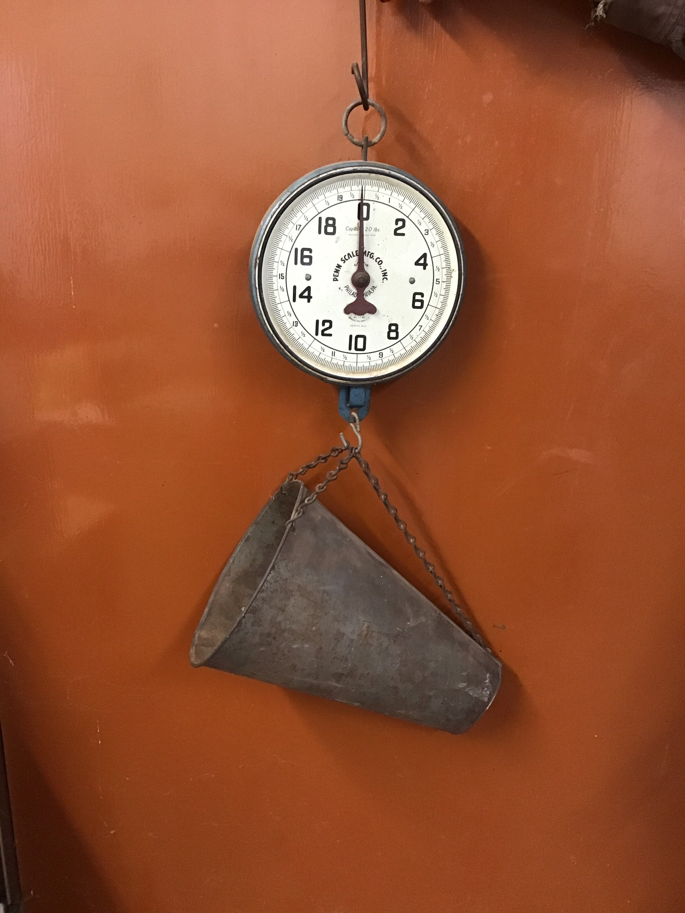 Antique Chondrometer / Grain Scale, Hanging Scale