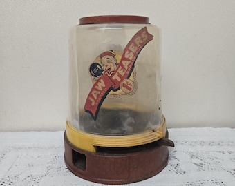 Vintage Jaw Teasers Machine Penny Candy Dispenser 1950’s Vending