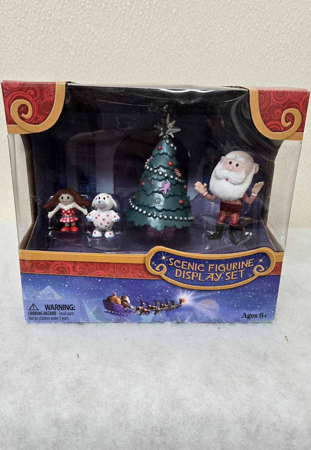 Rudolphs Santa's Christmas Scenic Figurine Display Set Forever Fun NIB ...