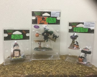 Lemax Spooky Town Village Accessory Lot of 3 MIP