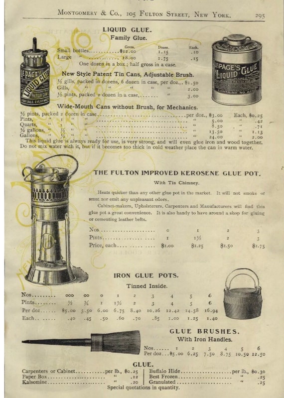 Primitive Fulton 1897 Glue Pot Heater Kerosene Lantern