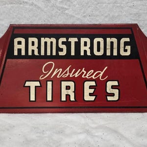 Armstrong Tires Sign - Etsy