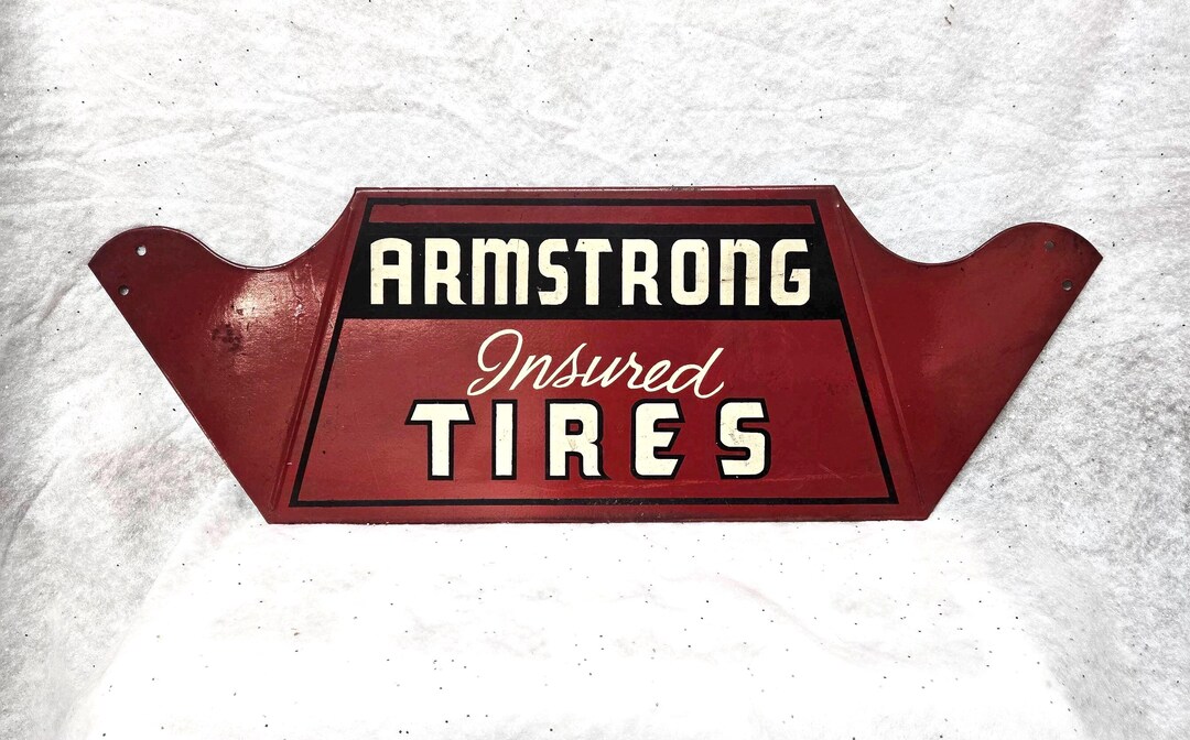 ケ*ン様 ARMSTRONG TIRES アンティークサイン ケ*ン様 ARMSTRONG TIRES アンティークサイン Armstrong Tire Sign
