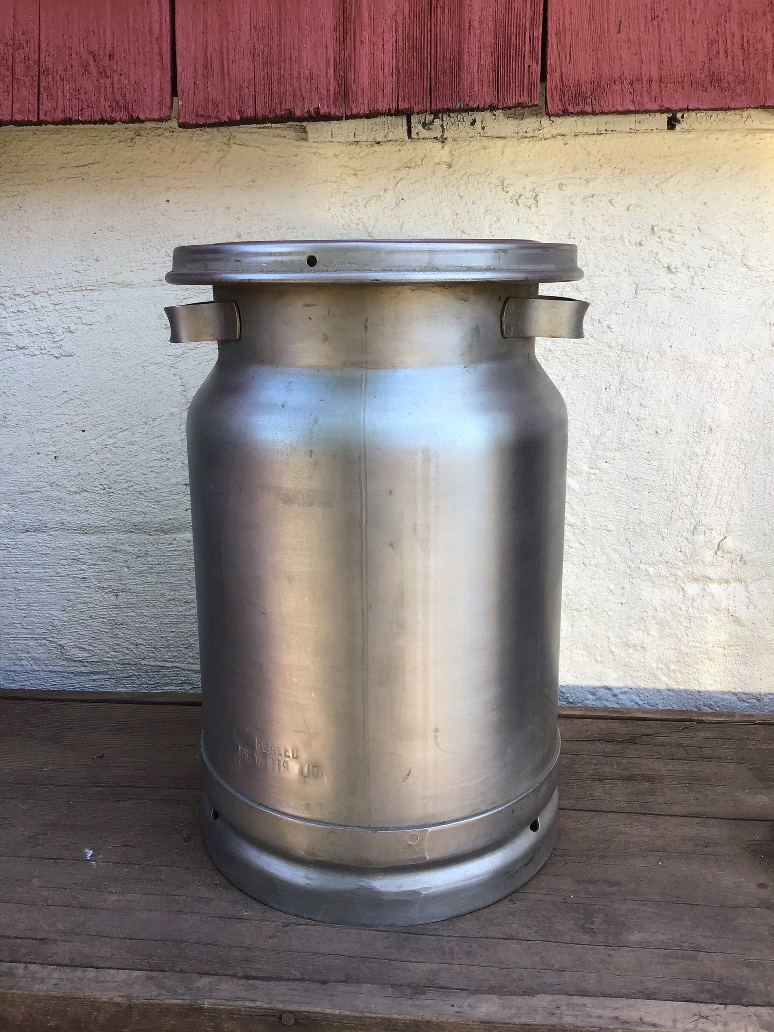 Stainless Milk Can 10 Quart Antique Farmhouse Decor Etsy