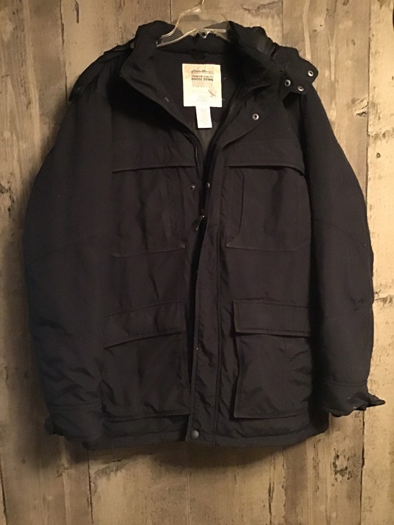 Eddie Bauer Coat Large Goose Down Heavy Warm Winte