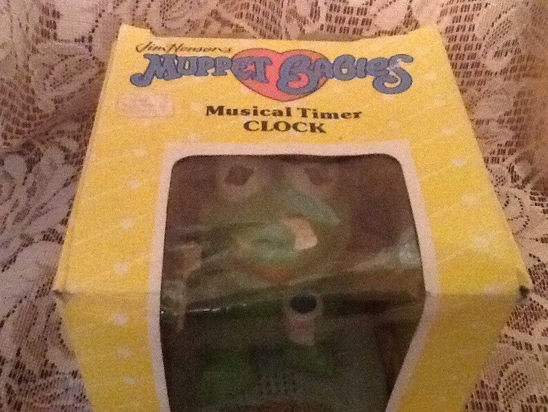 Casio Clock Musical Baby Kermit 1988 Jim Henson's Muppet Babies MIB ...