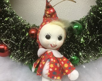 Vintage Snowbaby Ornament 1950's Retro Christmas Mint