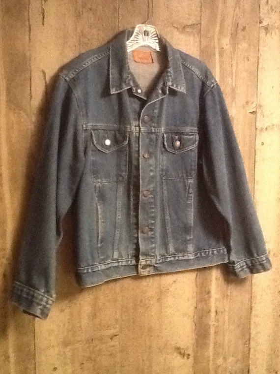 gap leather trucker jacket